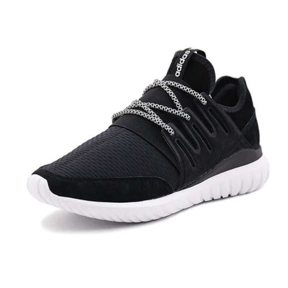 Adidas Tubular Radial 'Core Black White' BB2401 Athletic Shoes Size 8.5 - Picture 4 of 13